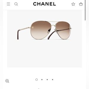 Chanel Polarized Pilot Sunglasses